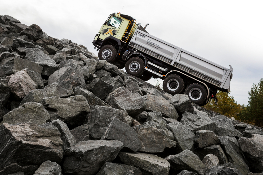 Voor alle semiwerfvoertuigen wordt ook een offroadmodus aangeboden