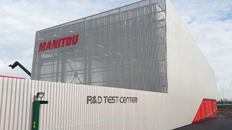 Manitou huldigt nieuwe R&D Test Center in