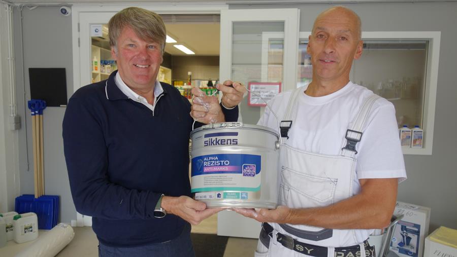 Ghevaert bvba wint 30 liter Sikkens Rezisto Anti Marks