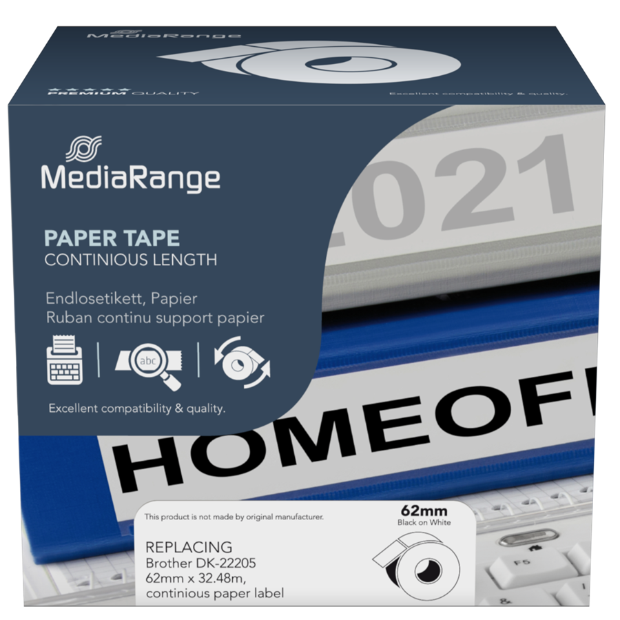 Economisez intelligemment avec les étiquettes alternatives MediaRange pour Brother et Dymo