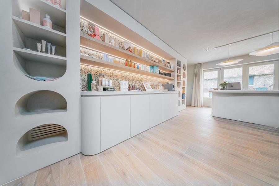 Stijlvolle herinrichting van schoonheidsinstituut