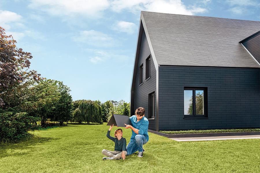 Ardoises Cedral TEXTA pour des toits et des façades durables et de haute qualité