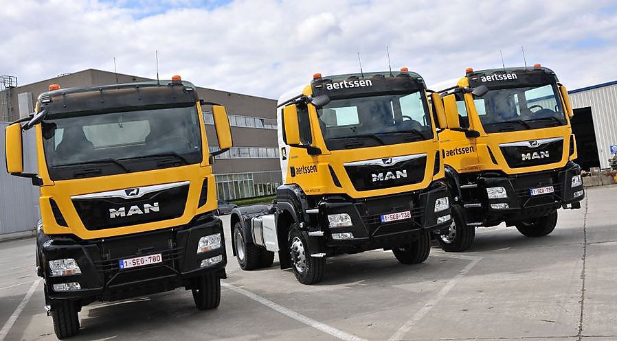 Groep Aertssen koopt 25 MAN trucks