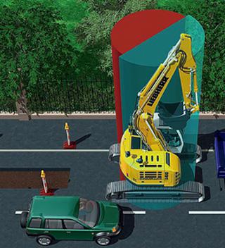 Binnendraaiers kunnen op één rijstrook werken terwijl verkeer ernaast passeert Binnendraaiers kunnen op één rijstrook werken terwijl verkeer ernaast passeert