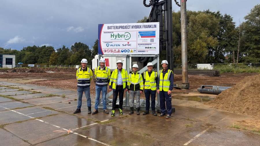 SPIE bouwt elektro-infrastructuur voor 300 MWh-parken Volta & Franklin