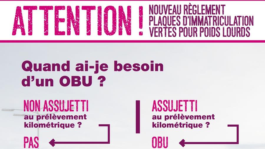 Nouvelles plaques d’immatriculation “vertes” commerciales à partir du 1er janvier 2021