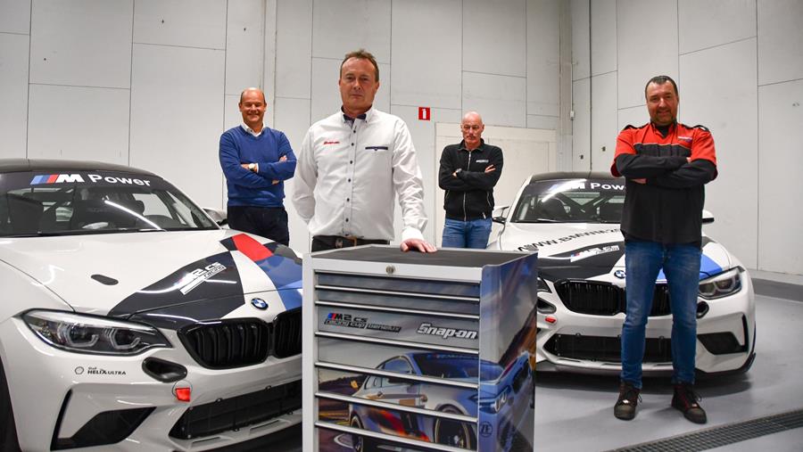 COLLABORATION ENTRE LA BMW M2 CS RACING CUP BENELUX ET SNAP-ON TOOLS