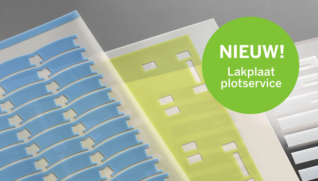 Sagamgraphic pakt uit met een extra dienstverlening! De lakplaat plotservice