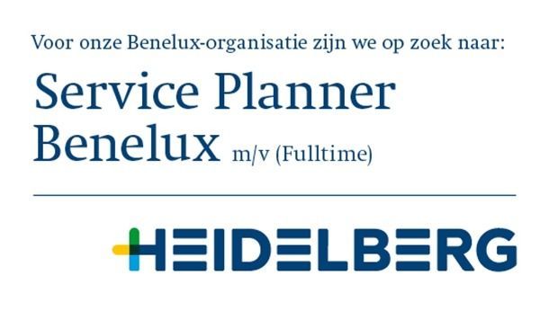 drupa 2016: De uitvalbasis van Heidelberg Benelux vindt u in hal 1