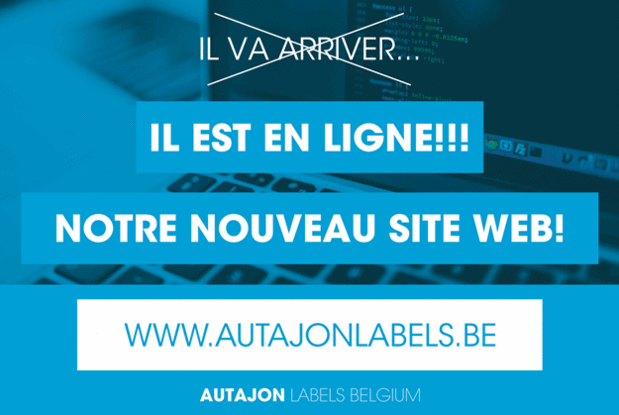 Tant d'innovation chez Autajon Labels Belgium !