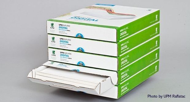 Disponible chez Antalis : Raflatac autocollant