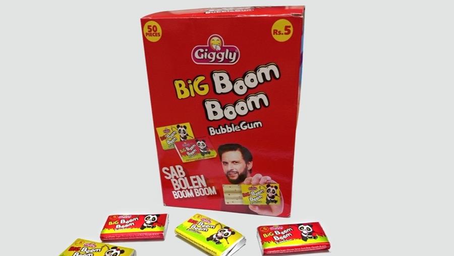 Le chewing-gum Boom Boom désormais emballé dans du papier de Koehler