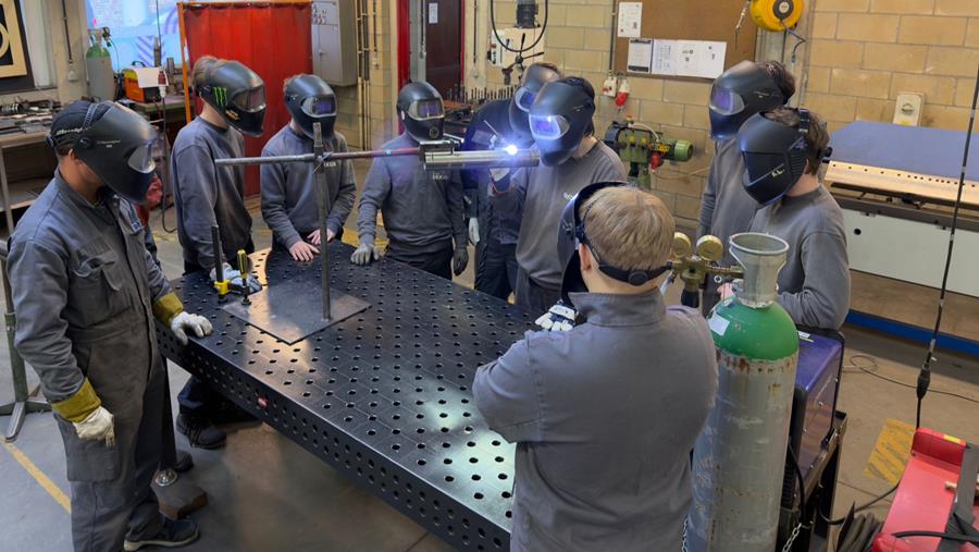 L'atelier de soudage GO!Campus Nexus (Nieuwpoort) continue à se développer fortement