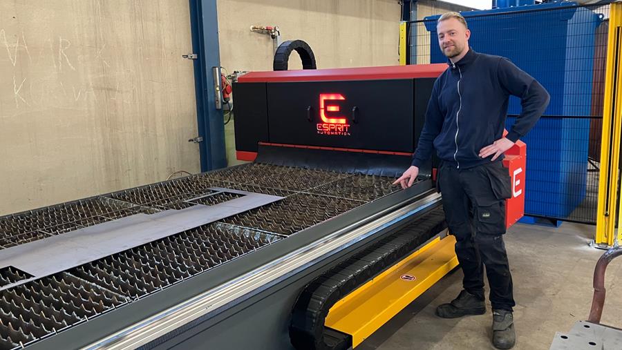 Mallens Construction Company investit dans une machine de découpe laser CNC Esprit